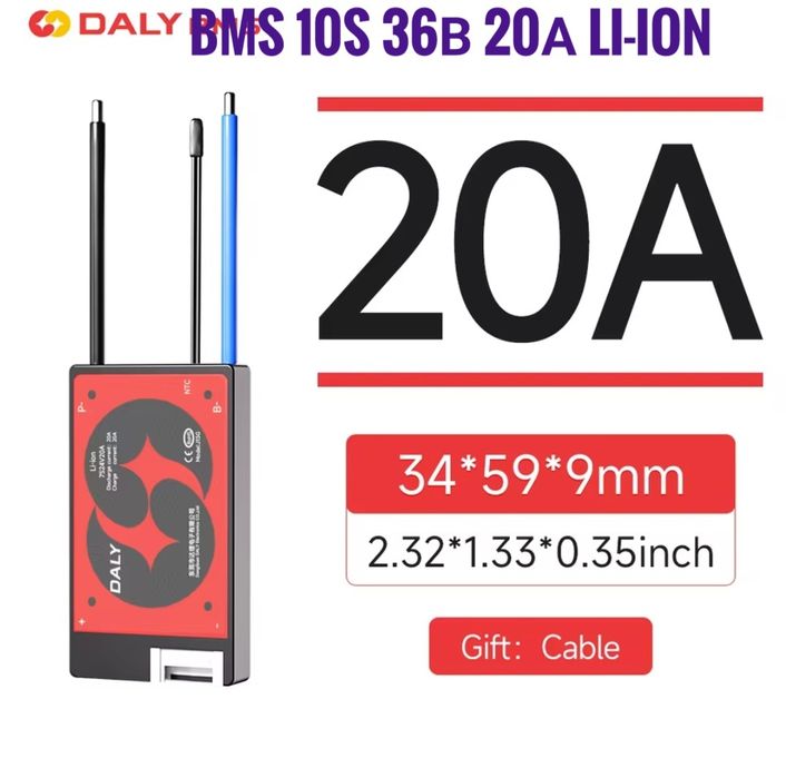 BMS вело ,самокати.DALY 7S 24v, 10S 36в,13S 48v. 20А,40А