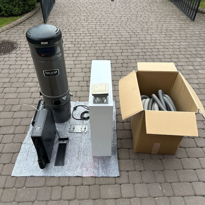 Odkurzacz Centralny BEAM SC375EF + 2kasety  + 2węże + akcesoria ZESTAW