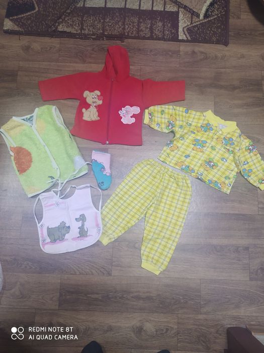 Пакет одяг дівчинка від народження + костюм до 1 року