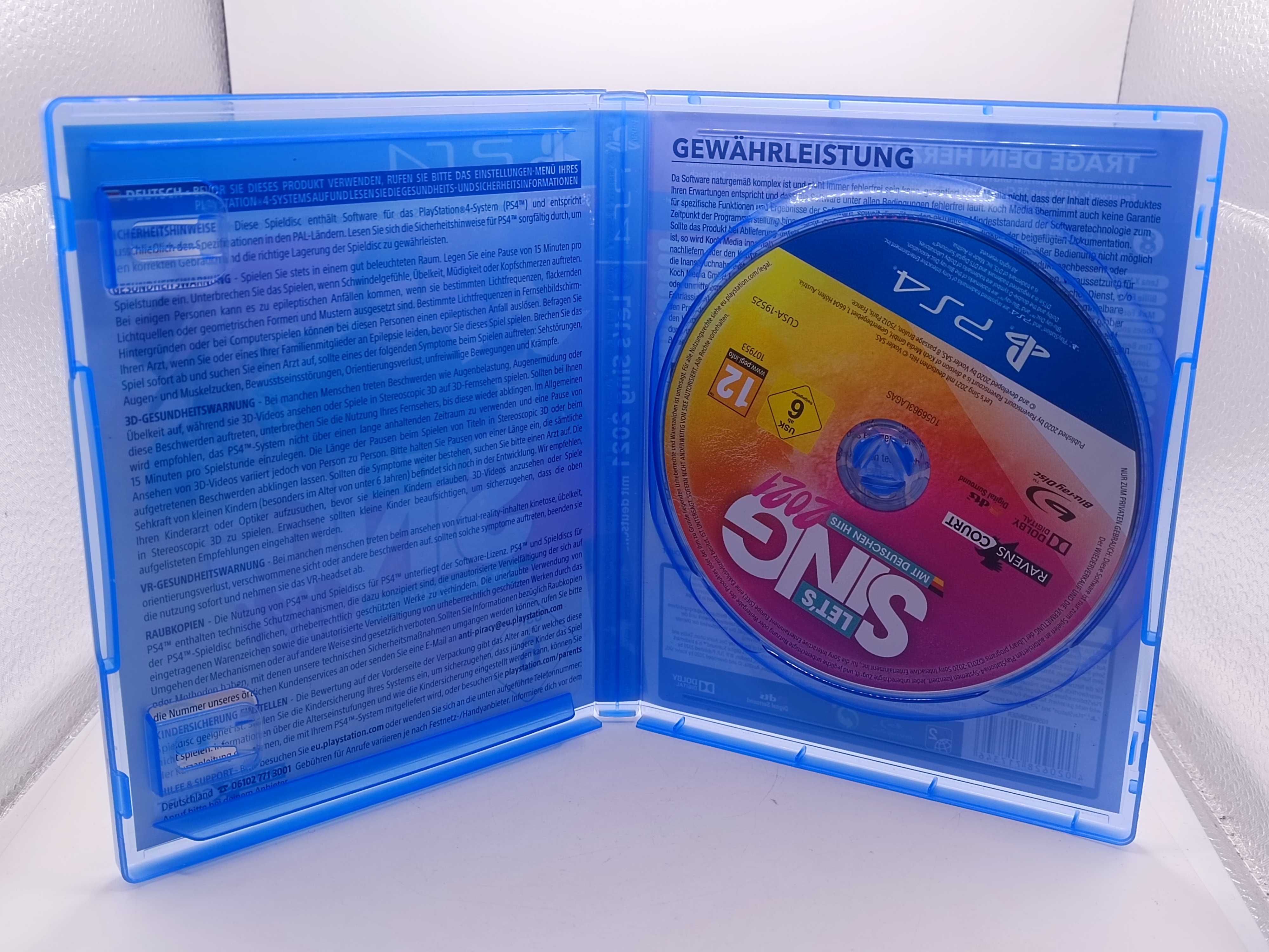 GRA Let's Sing 2021 Mit Deutschen HIits Na PS4 3341/08