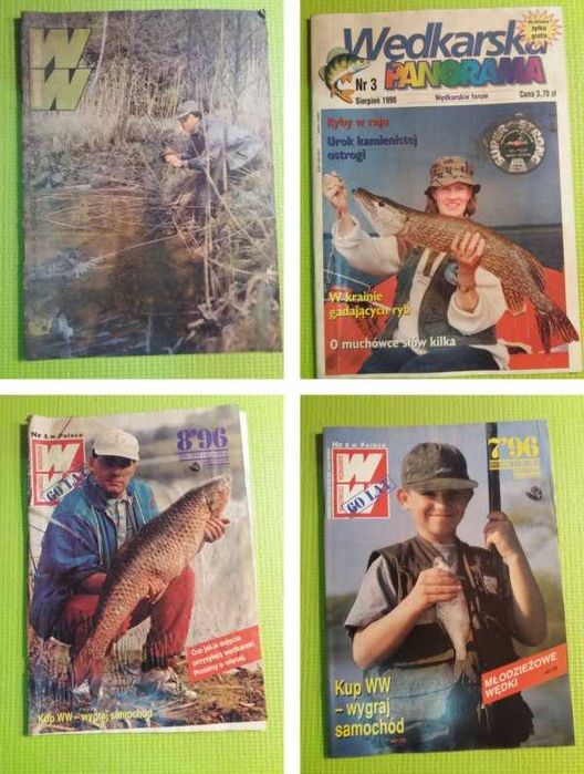 Gazety i książki wędkarskie (20-30 letnie)