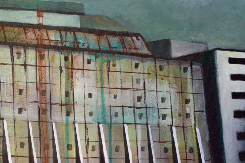 Obraz akrylowy na płótnie czarnobyl elektrownia 100x70 cm