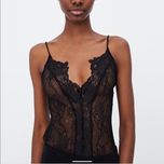 Koronkowe body ZARA rozmiar L