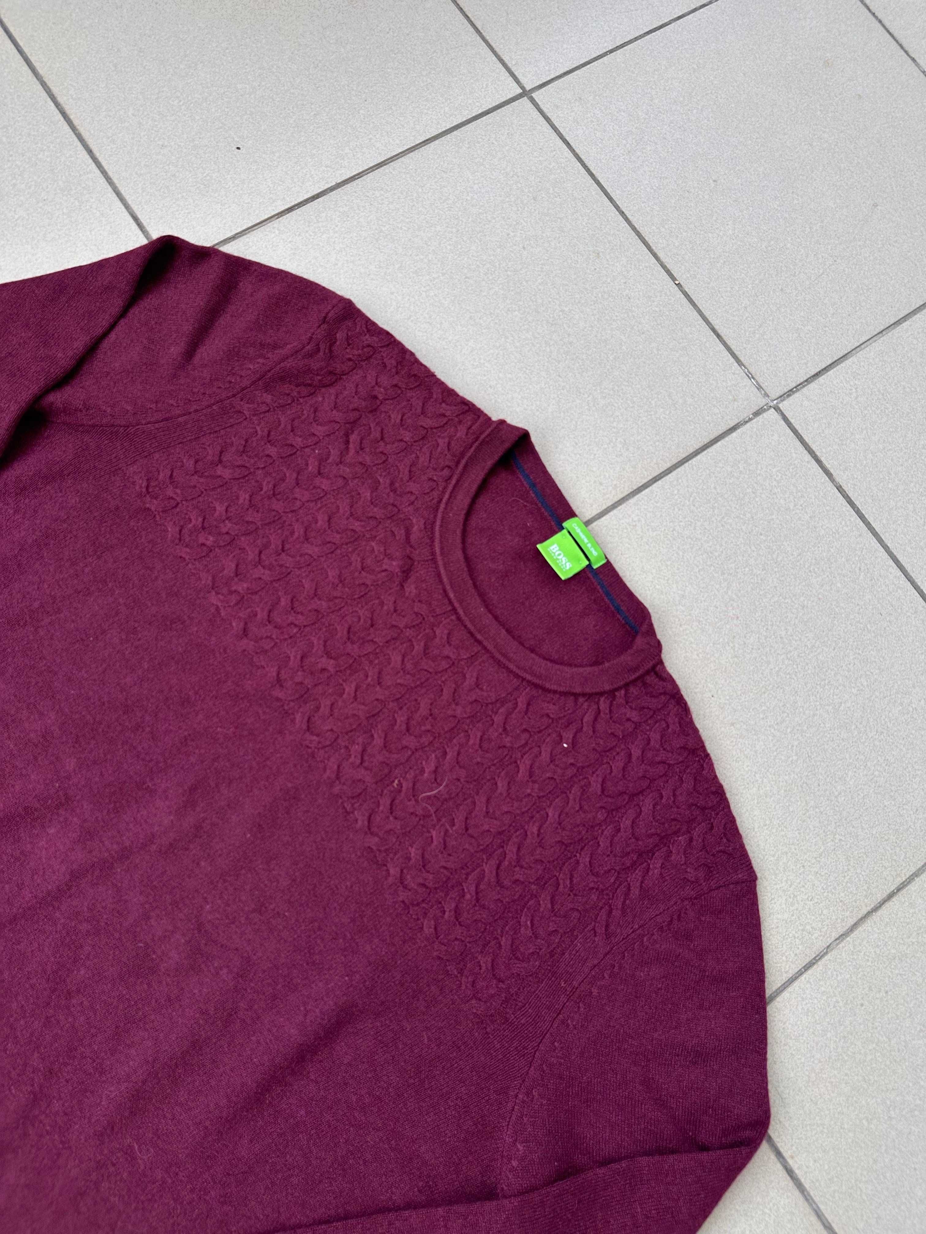 Sweter kaszmirowy Hugo Boss męski elegancki r. XL