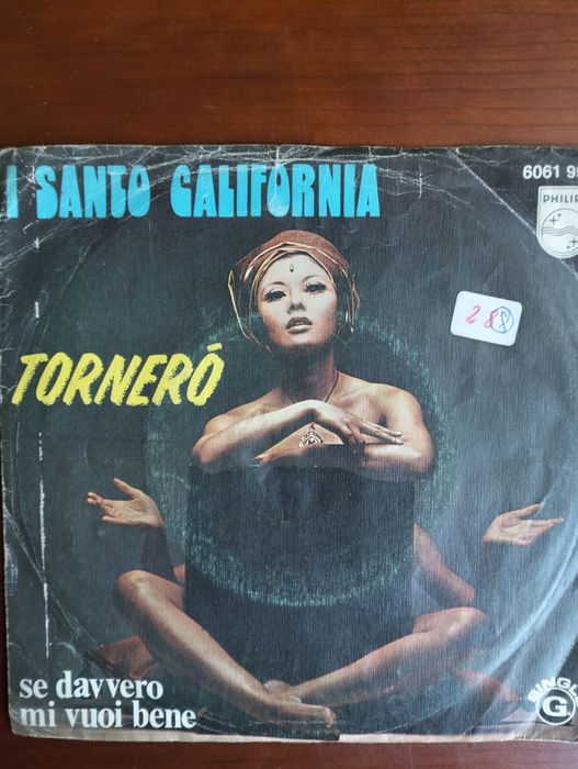 Disco de vinil single I Santo California - Torneró