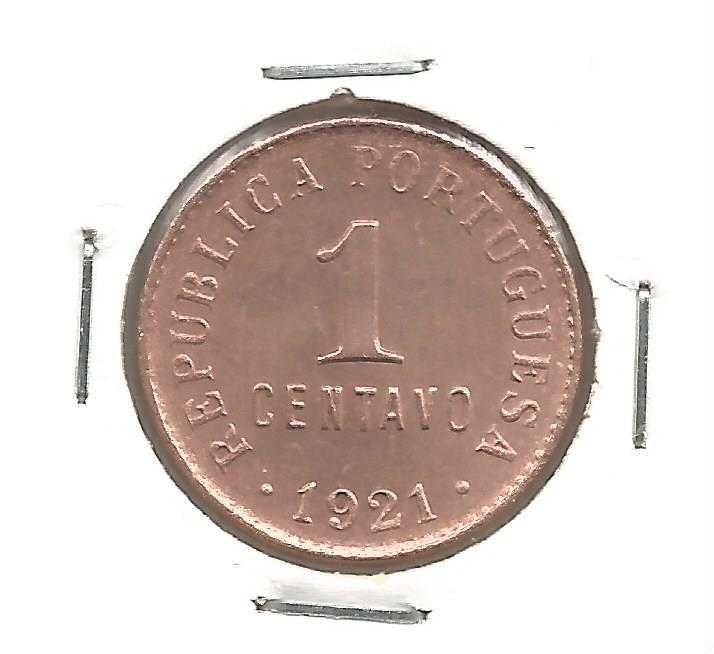 Espadim - Moeda de 1 Centavo de 1921 - Bela