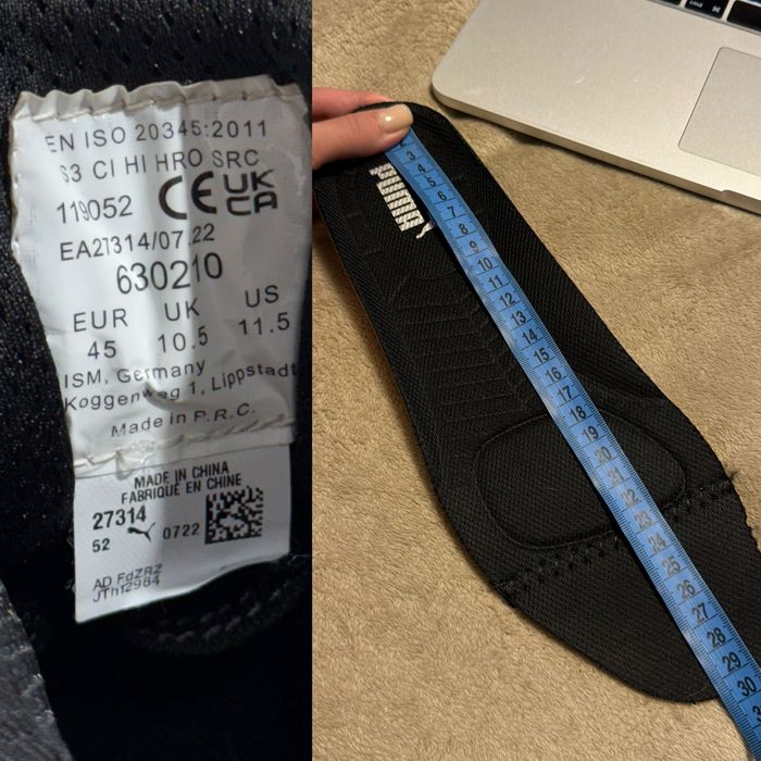 Чоловічі зимові черевики Puma чоботи ботинки 45р