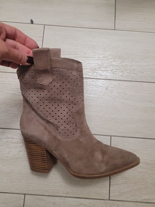 Чоботи казаки, замша