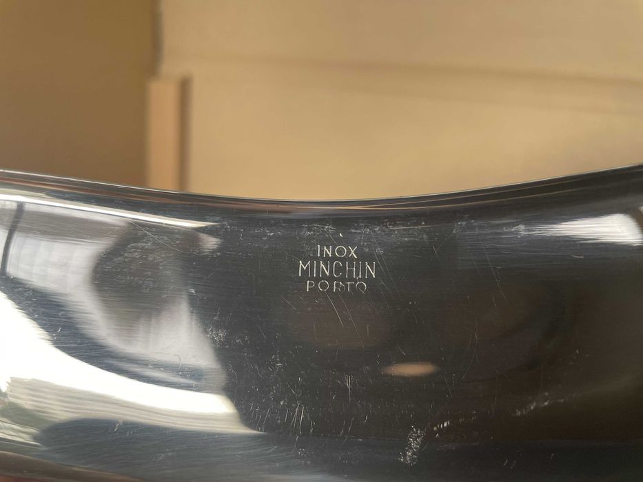 MINCHIN – conjunto de recipientes cirúrgicos vintage, em inox.