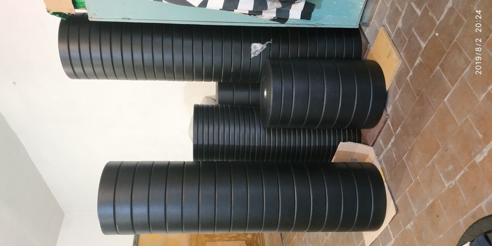 Диск 20 кг для олимпийской штанги (бамперные блины для кроссфита)