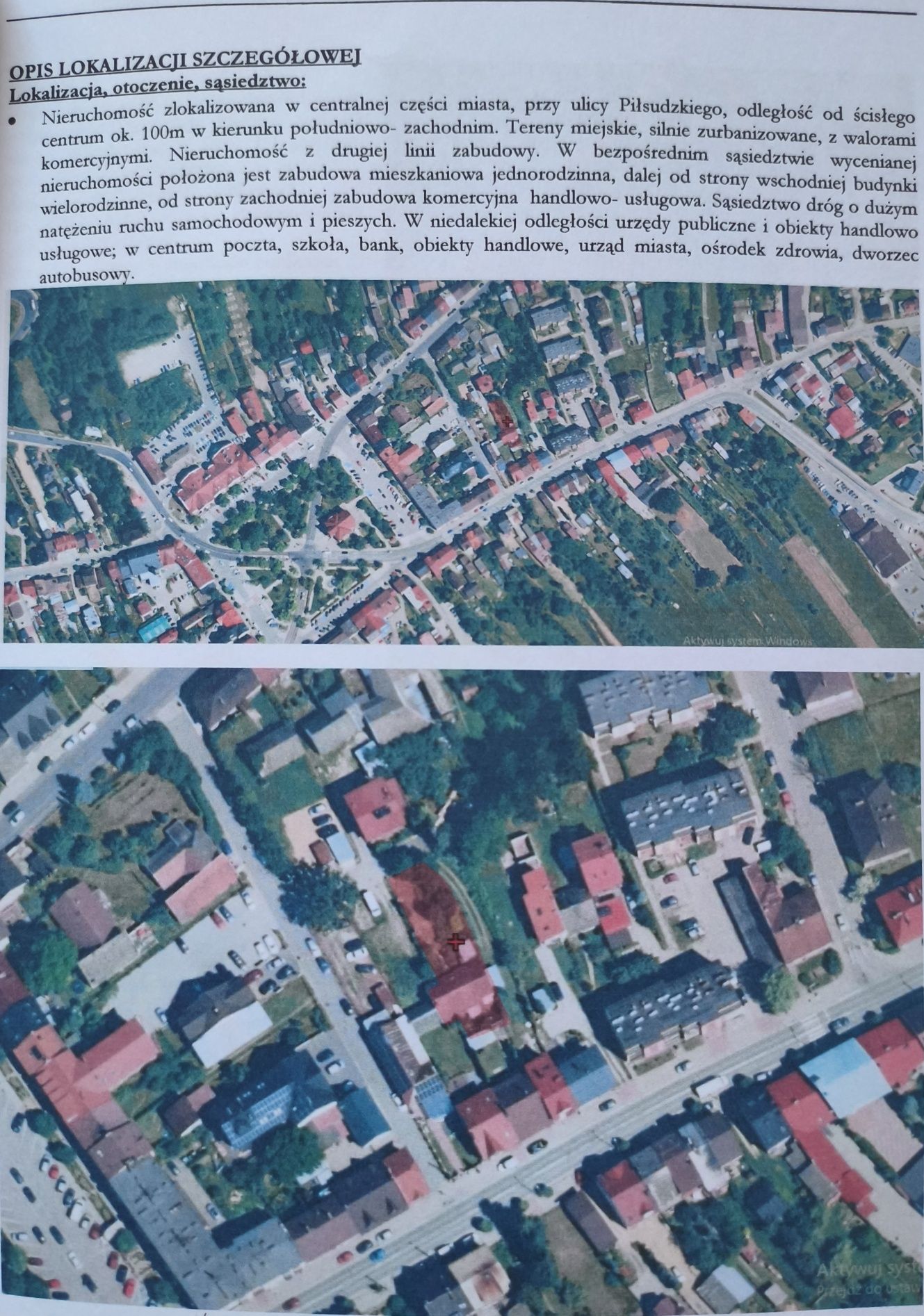 Działka nieruchomość Jordanów obok rynku