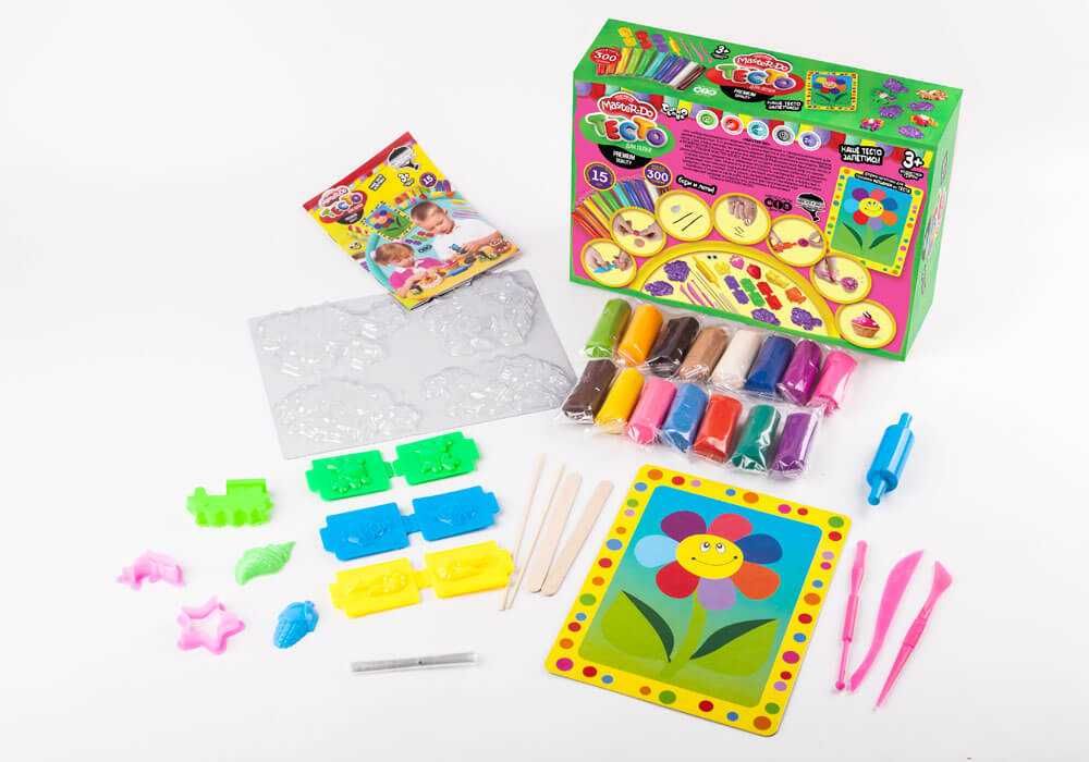 Тесто для лепки Danko Toys  Master Do ЛЮКС 18 цветов
