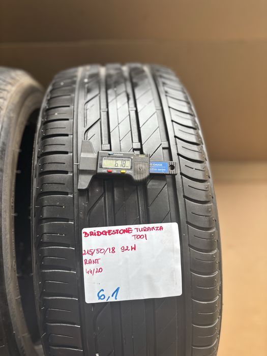 2x 215/50R18 92W BRIDGESTONE TURANZA T001 opona letnia RANT