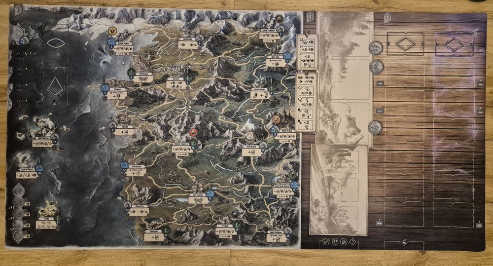 Wiedźmin stary świat oryginalna ekskluzywna mata