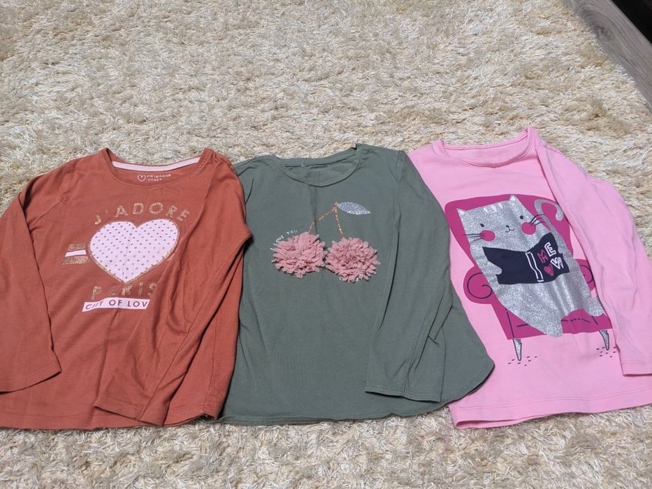 Лонгслів реглан 110 розмір ціна за три