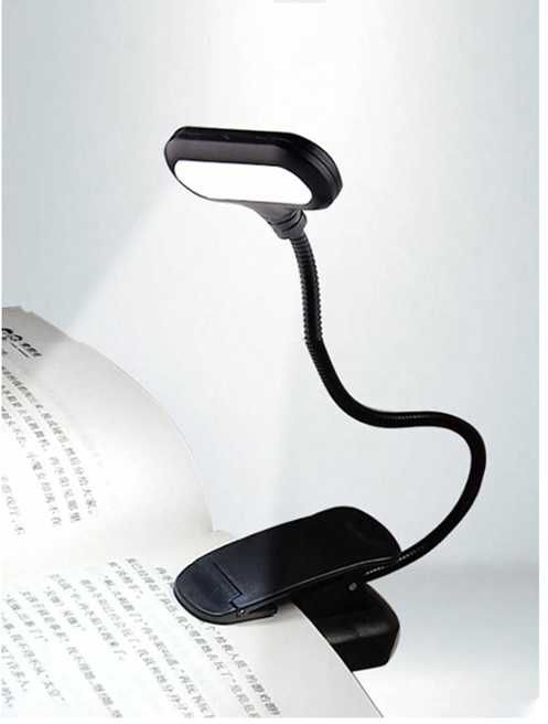 Lampka biurkowa led szkolna do czytania nauki pracy klips