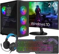 Komputer Pc Shobo 3770/3050/P16/S512/8328 Windows 10 Pro Pl + Monitor