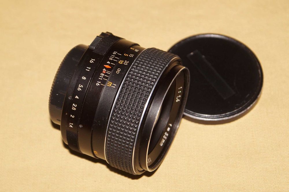 Chinon 55mm f/1.4 m42 Tomioka