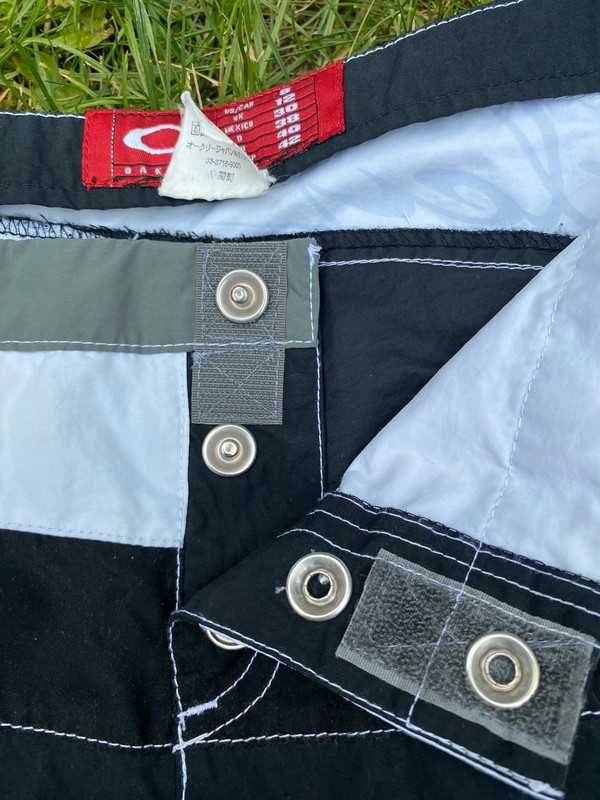 Vintage spodenki Oakley S/M bdb czarny shorty jorts affliction streetw