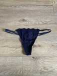 Nowe granatowe koronkowe stringi majtki L Victoria’s Secret PINK