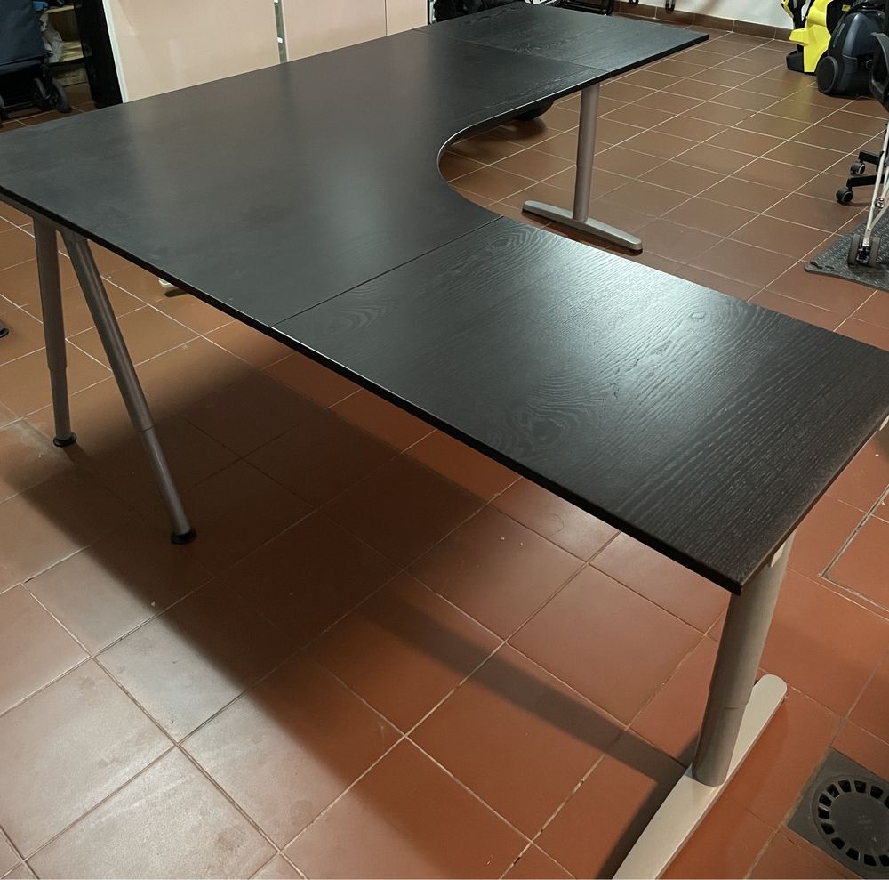 Mesa escritório IKEA Gallant + 2x tampos extensores