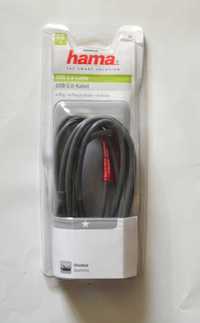 Kabel HAMA USB Typ A - USB Typ A 1,8 m nowy