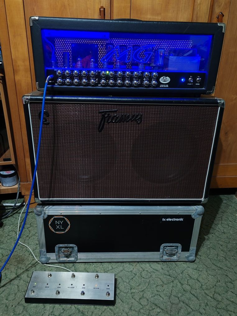 MG Amplification Vulture wzmacniacz lampowy + kolumna Framus 212