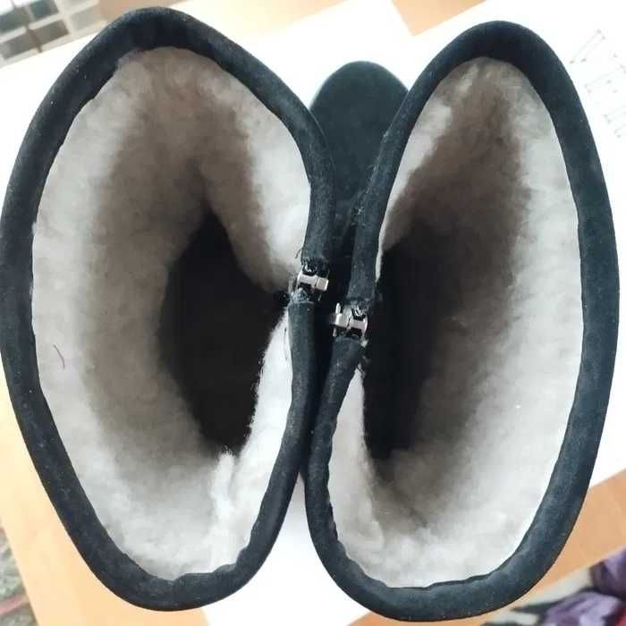 Зимові напівчобітки.зима натуральні