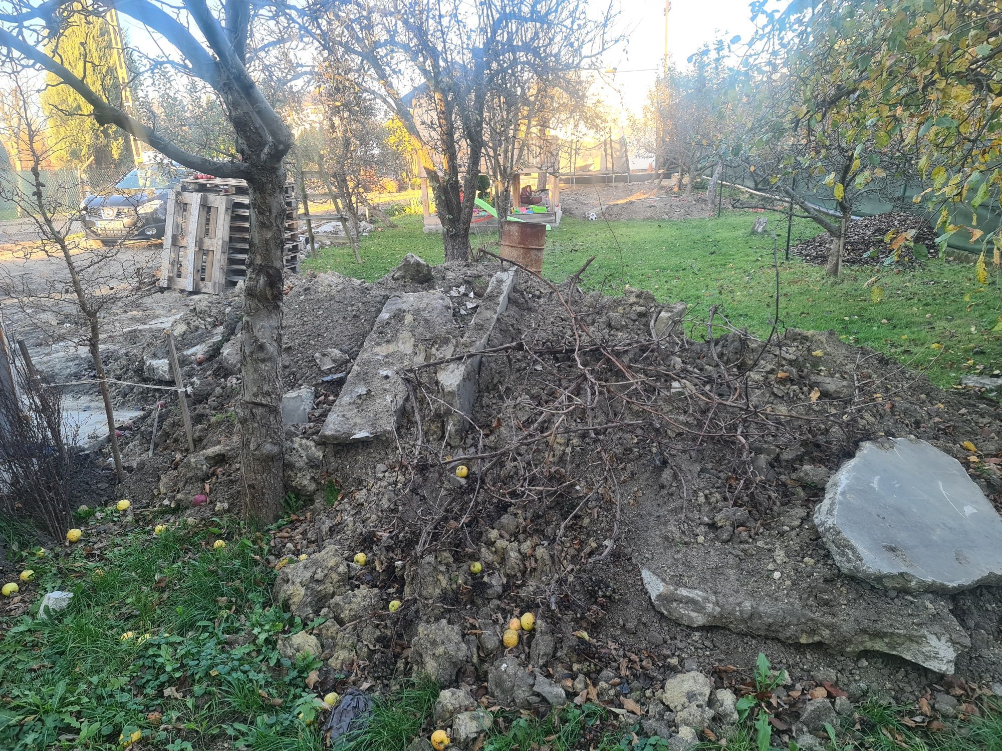 Oddam gruz z ziemią za darmo