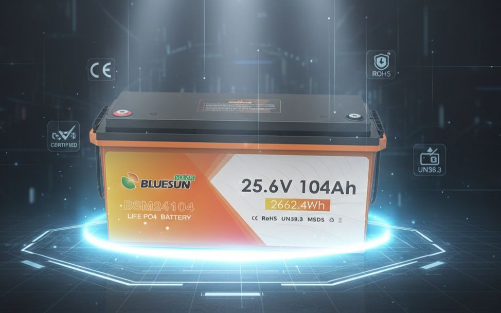 LiFePO4 акумулятор BSM 24V 104Ah — надійне рішення для інвертора та ав