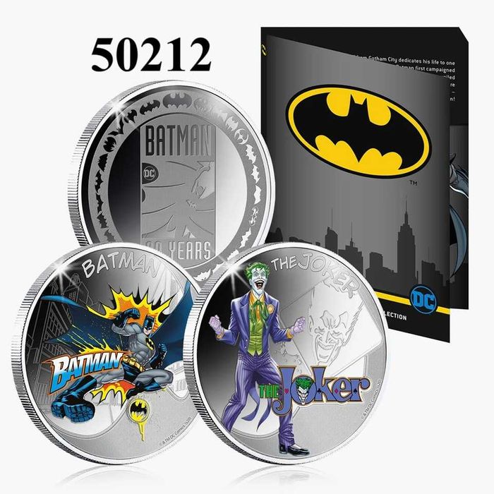 Монети Грогу, Джон Кеннеді, Coca-Cola, Творці , Бетмен та Джокер