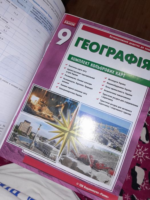 Продам новий  зошит для практичних робіт з географії за 9 клас