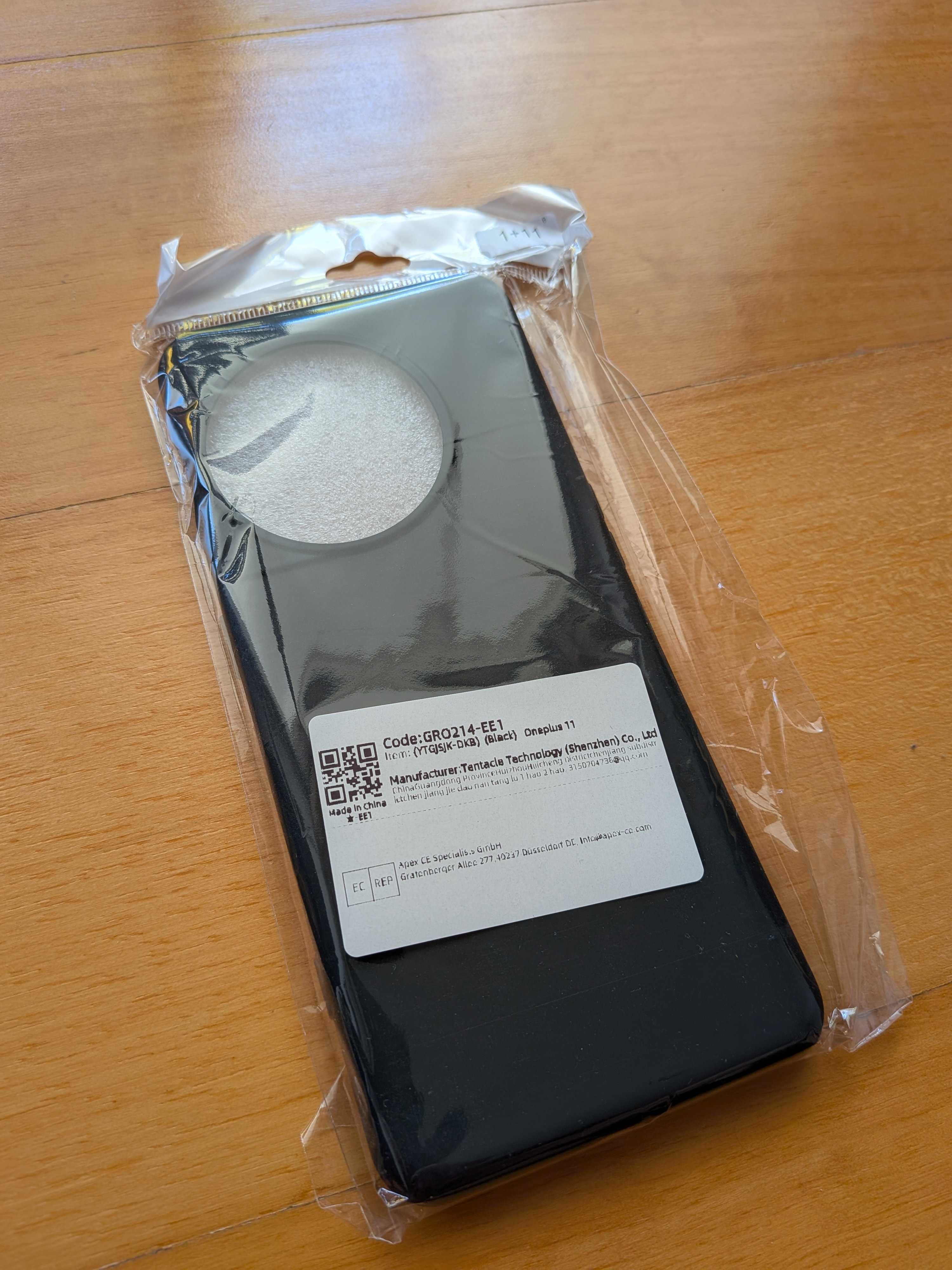 Capa e 2 películas de vidro para OnePlus 11 (NOVO)