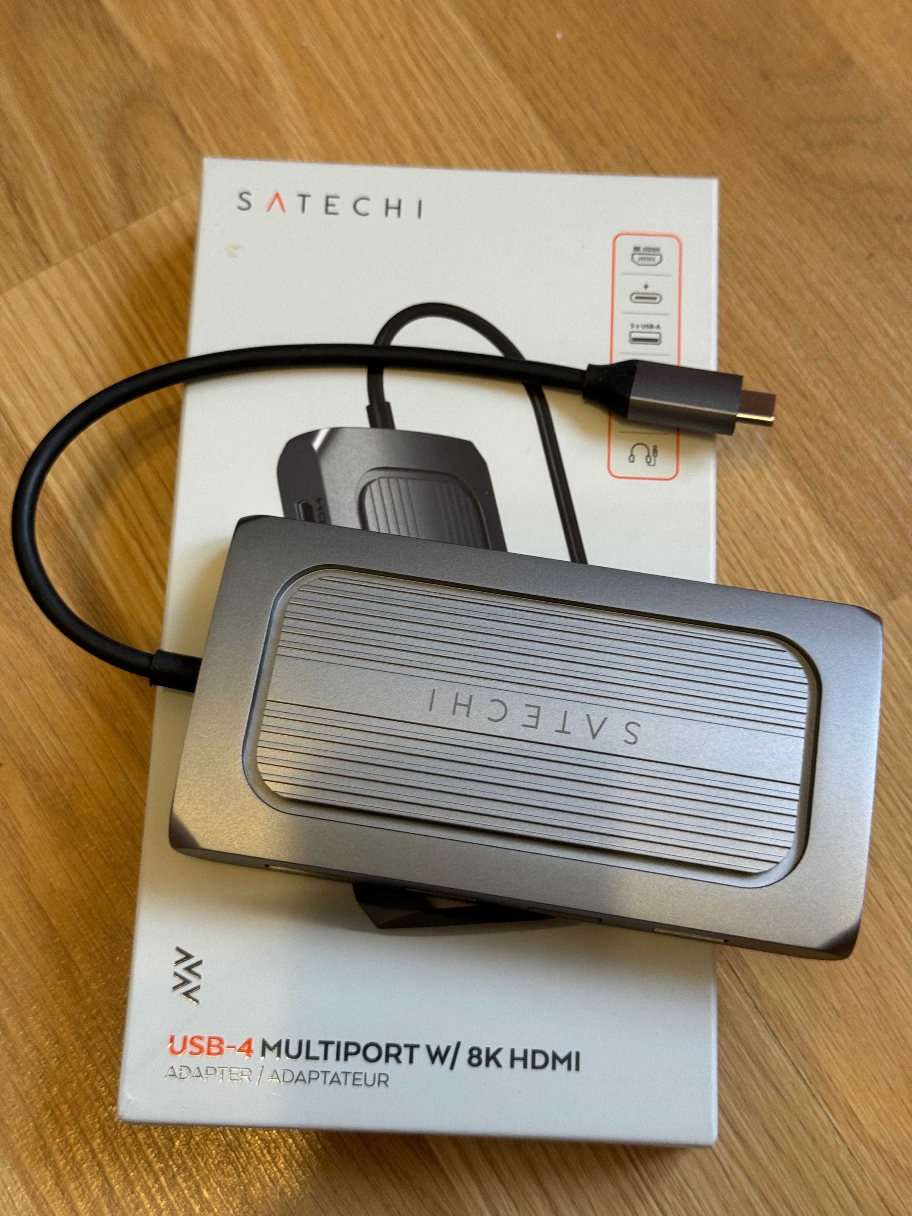 Satechi USB4 Multiport Adapter with 8K HDMI Space Gray (ST-U4MA3M)