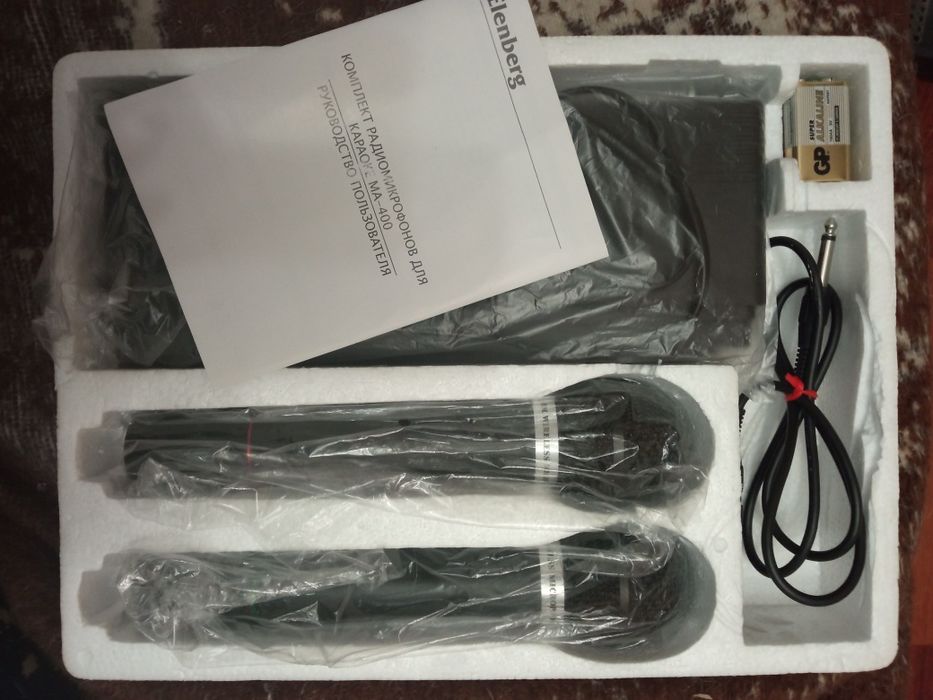 Станція Elenberg MA-400 з мікрофонами для караоке