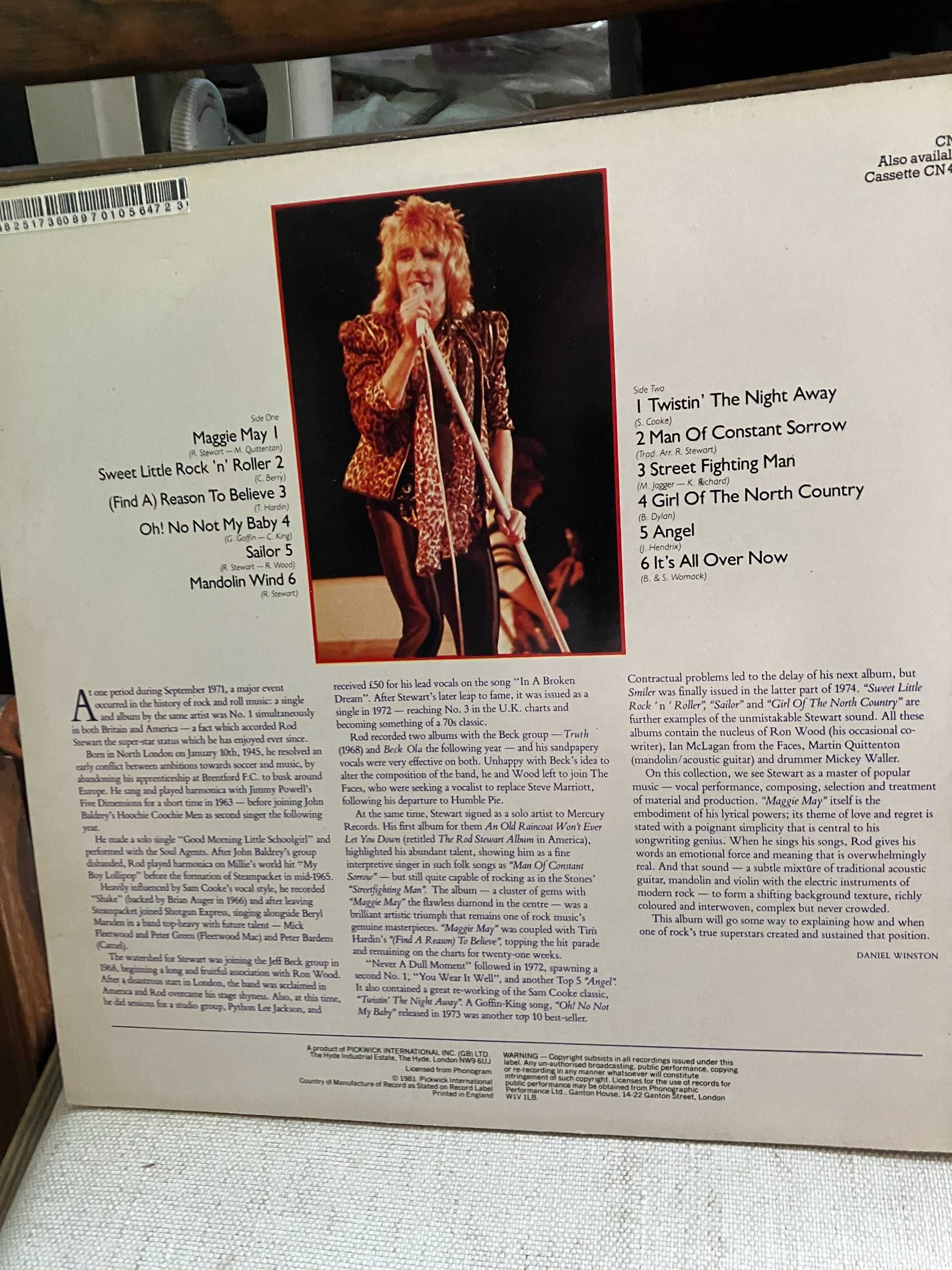 winyl Rod Stewart " Maggie May" mint