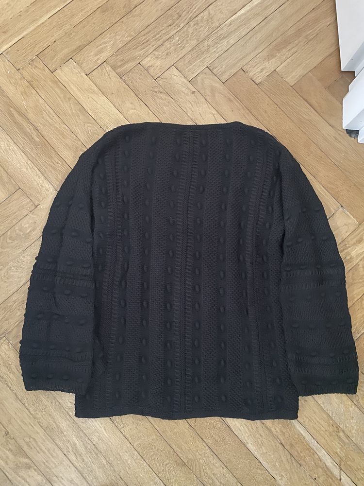 Czarny sweter Massimo Dutti XS