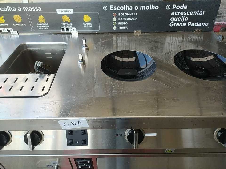 Fogão e hote pastas e fritos comidas rápidas SILKO