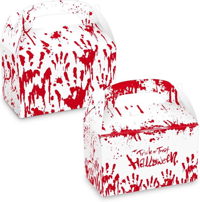 12x Pudełko prezentowe na cukierki Torebki na upominki HALLOWEEN