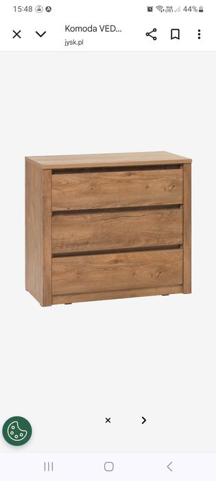 Zestaw mebli vedde jysk dąb dziki