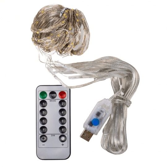 Гірлянди LED роса з пультом 3*2м 10-20м