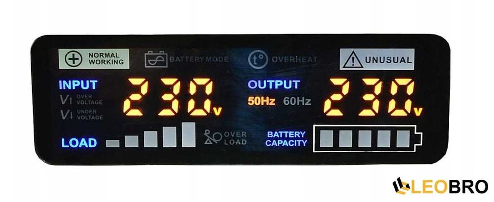 Гібридний ДБЖ/інвертор Volt Polska SINUS PRO 1500 E 12/230V 1000/1500W