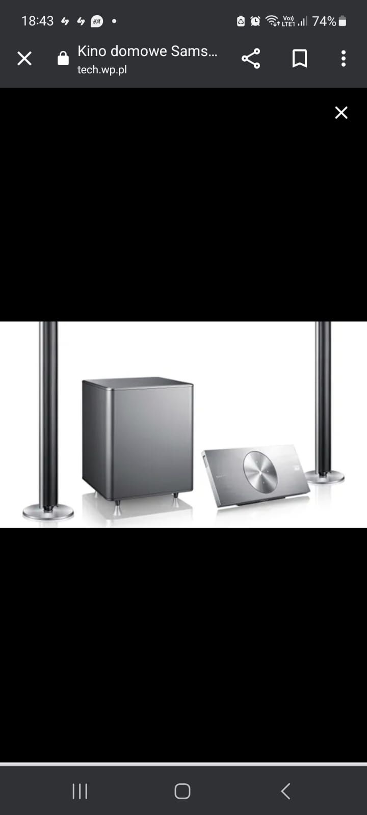 Kino domowe samsung HT -ES8200:BLU -RAY 3D ,WI -Fi internet