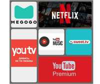 Підписка Netflix , Sweet Tv, You Tv ,  YouTube Premium + YouTube Music