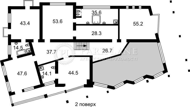 Конча-Заспа. 1121.8 м.кв. Дом в сосновом лесу.