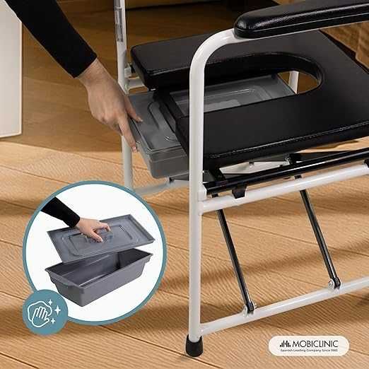 Mobiclinic Krzesło Toaletowe Składane Ebro