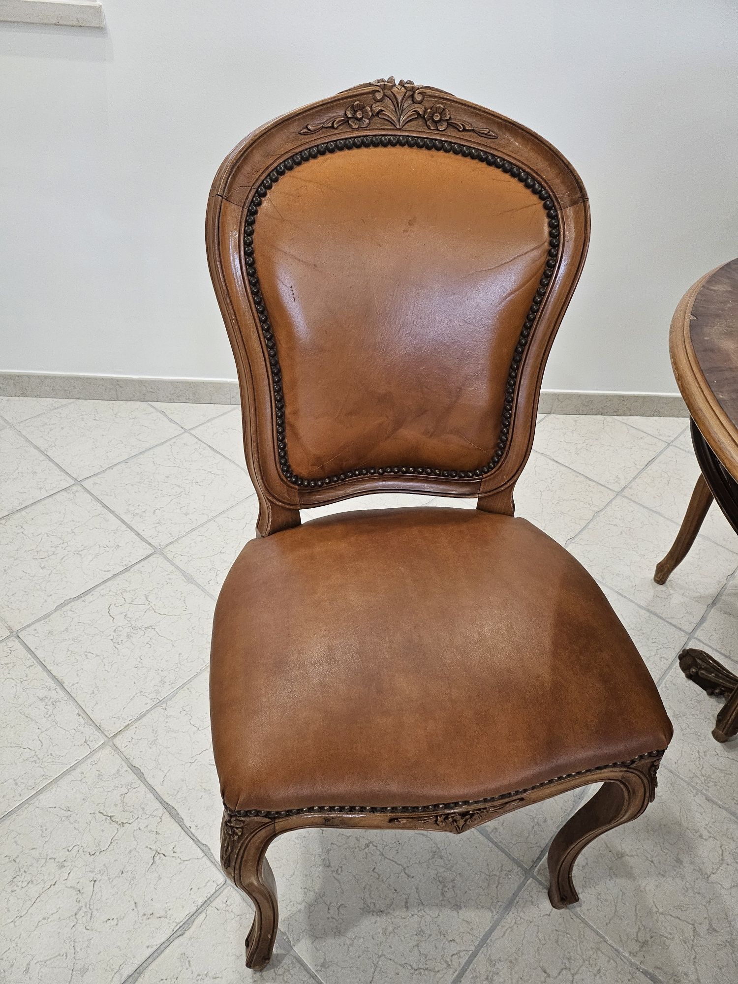 Mesa madeira maciça - EstiloLuis XV