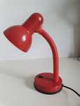 Czerwona lampka na biurko red lamp