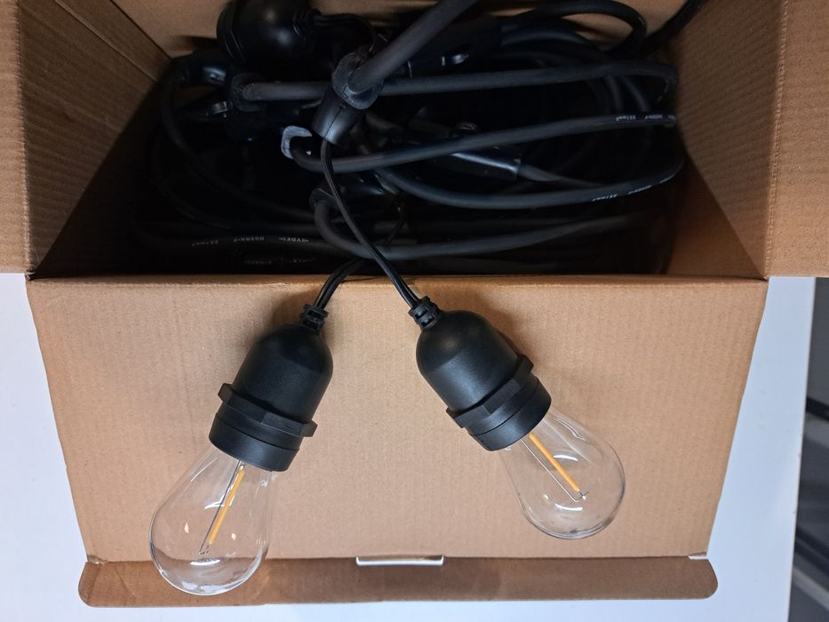 Grinalda de exterior com 10 lâmpadas