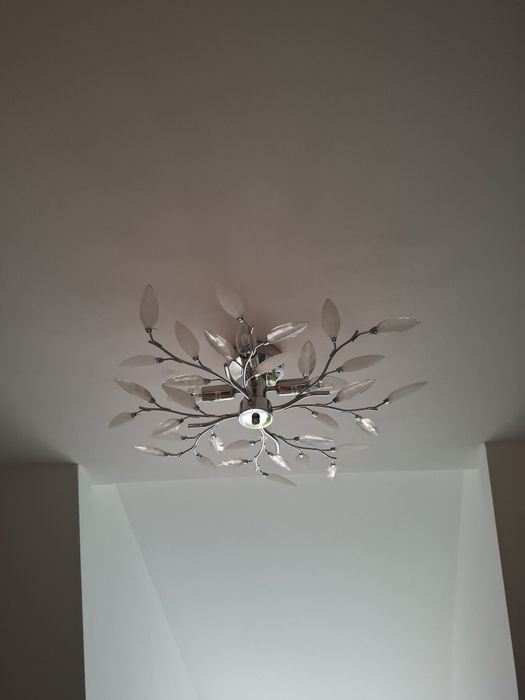 Lampa sufitowa liście listki